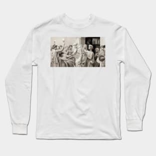 It Was the Custom Then to Bring Away the Bride From Home by Will Hicock Low Long Sleeve T-Shirt